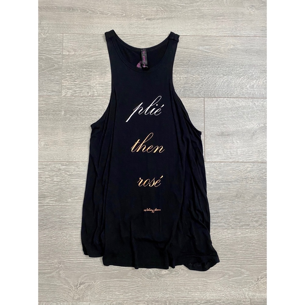 BETSEY JOHNSON // PLIÉ THEN ROSÉ WORKOUT TANK